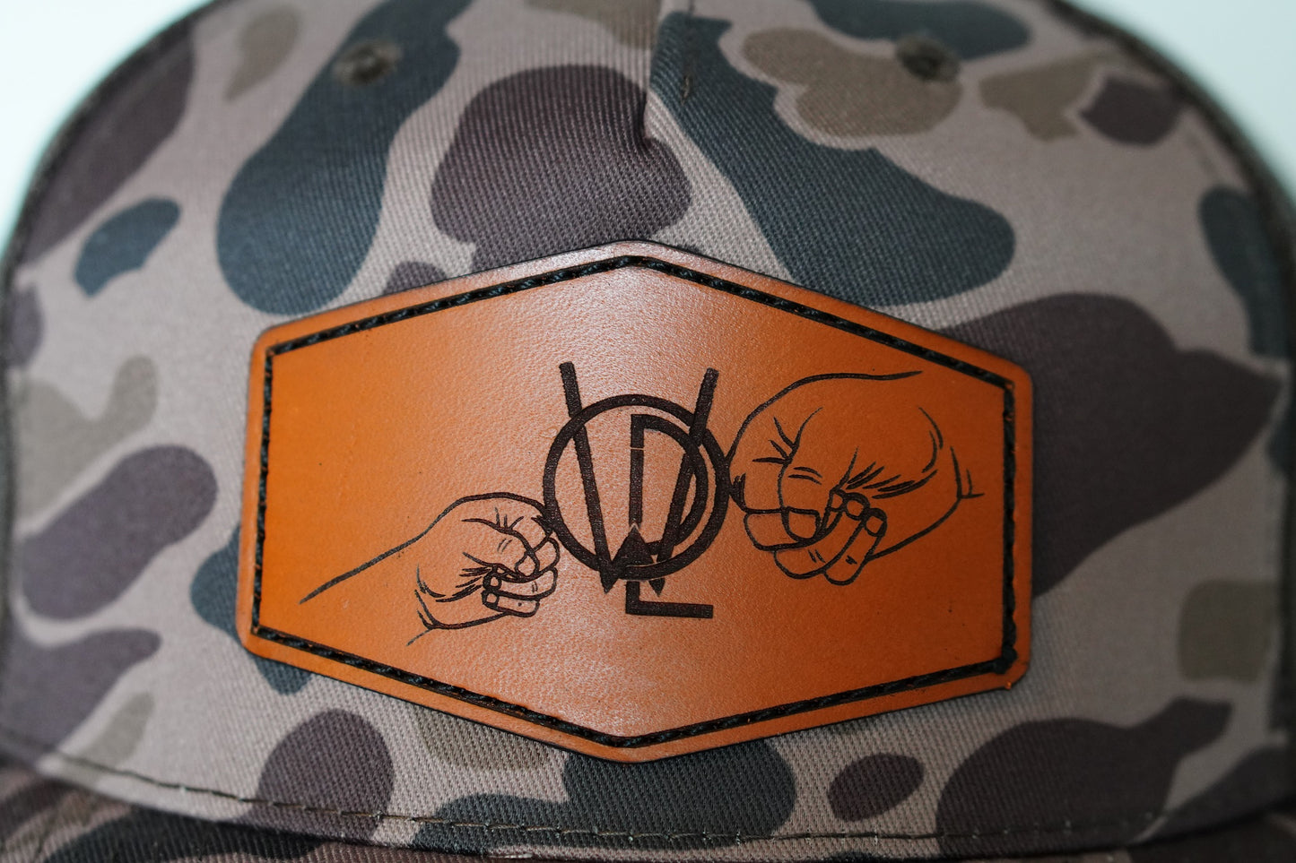 Dads Of Little Warriors Bark Duck Camo Logo Patch Trucker Hat! Select Your Favorite Patch!