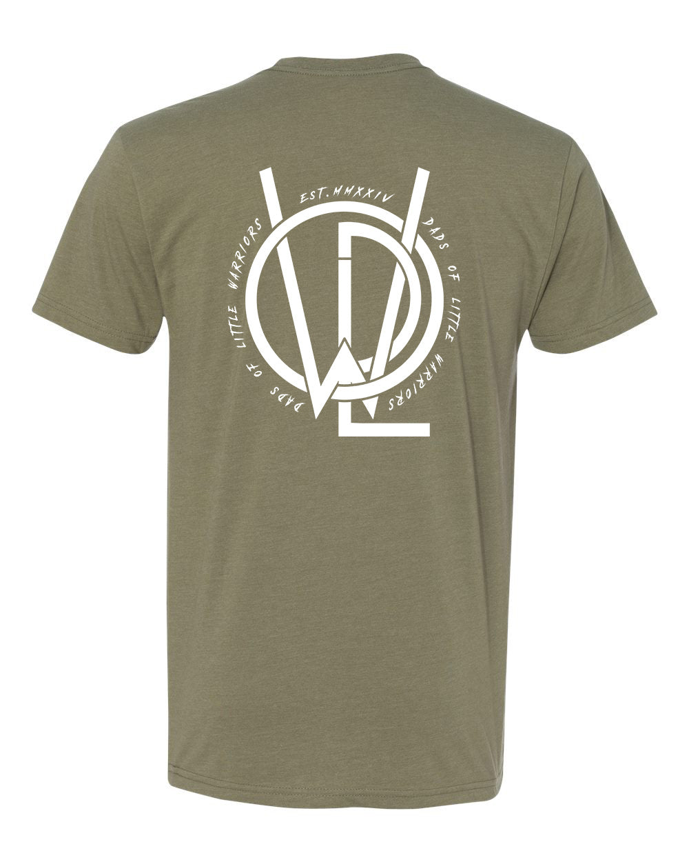 Dads Of Little Warriors Logo Short Sleeve T Shirt. *3 COLORS AVAILABLE*