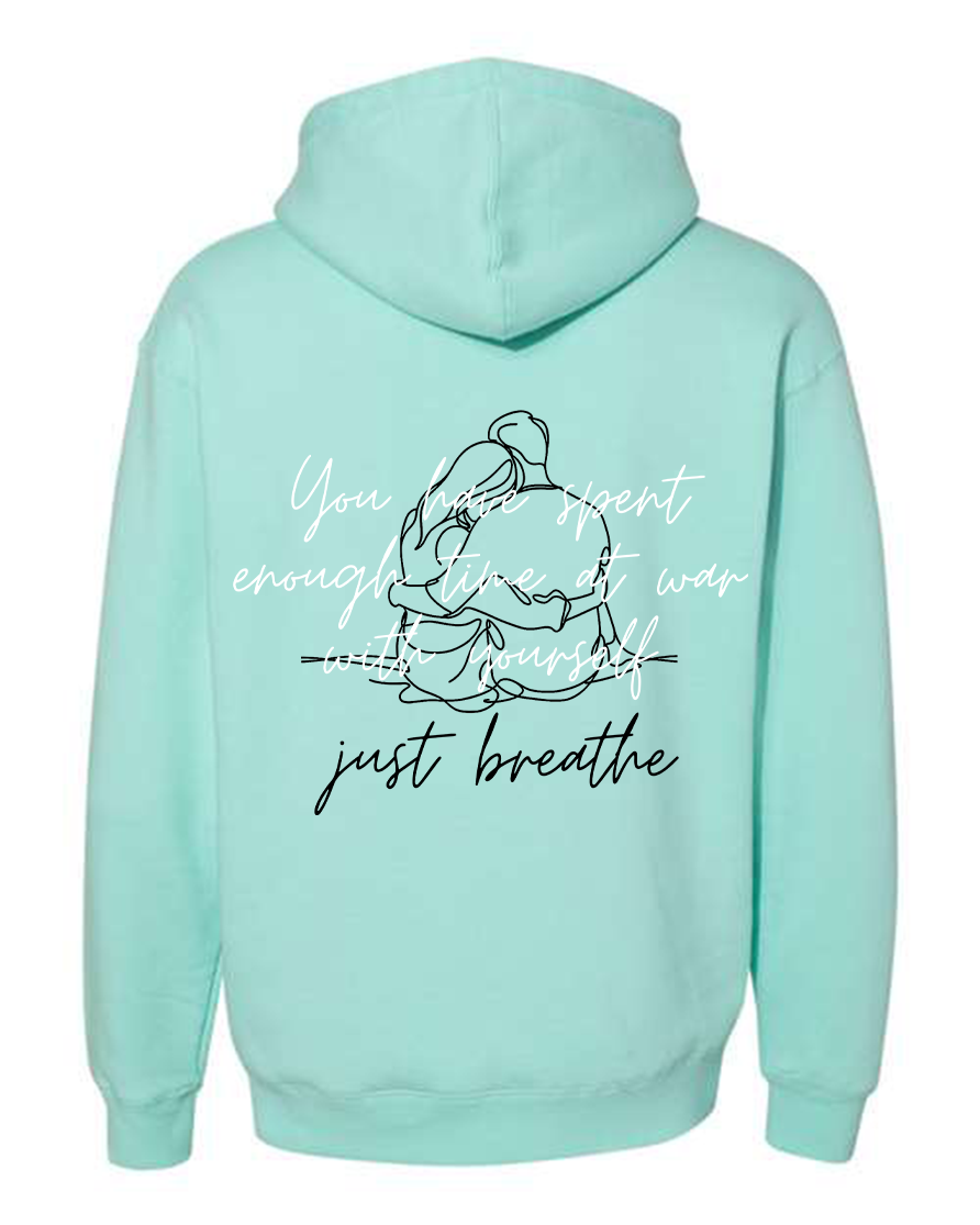 *NEW* Moms Of Little Warriors JUST BREATHE Hoodie