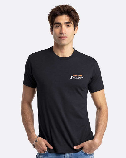 LuCi CaN @ NoW I CaN FUNDRASER Black Short Sleeve T SHIRTS