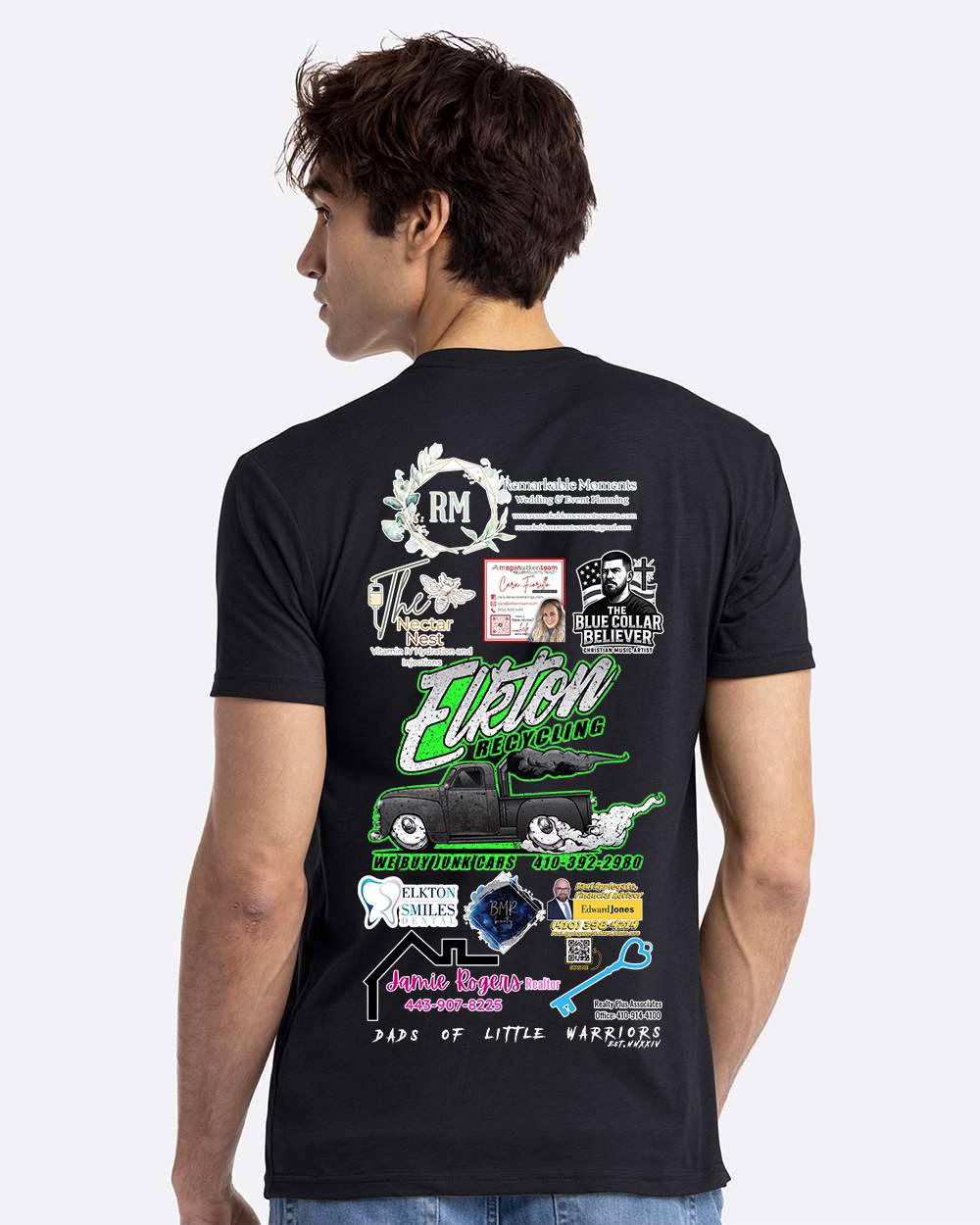 LuCi CaN @ NoW I CaN FUNDRASER Black Short Sleeve T SHIRTS
