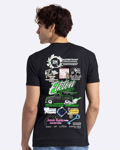 LuCi CaN @ NoW I CaN FUNDRASER Black Short Sleeve T SHIRTS