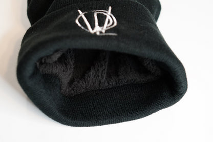 NEW Dads Of Little Warriors Black Or Brown Color 12" Cuffed Beanie With Sherpa Liner