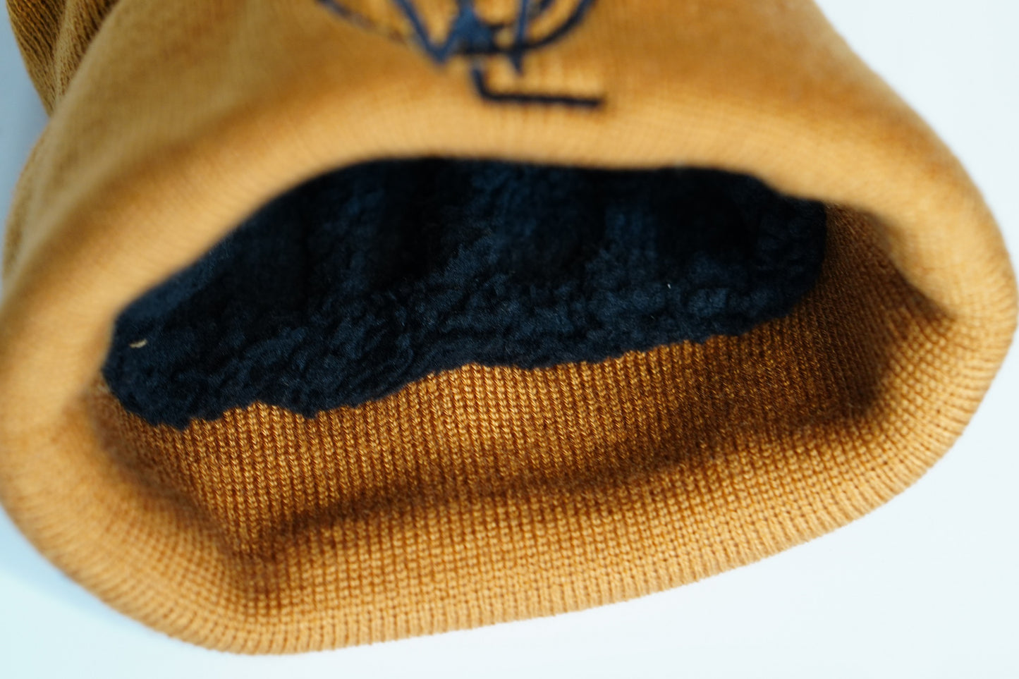 NEW Dads Of Little Warriors Black Or Brown Color 12" Cuffed Beanie With Sherpa Liner