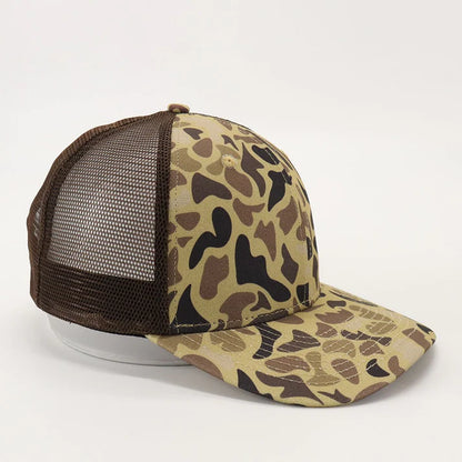 NEW OLD SCHOOL CAMO TRUCKER HATS